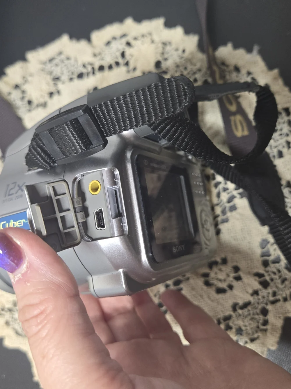 Sony Silver 6.0MP Digital Camera with Carl Zeiss Lens